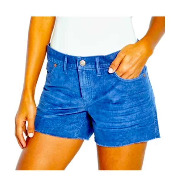 Gap Ladies Corduroy Shorts Blue - Picture 1 of 11